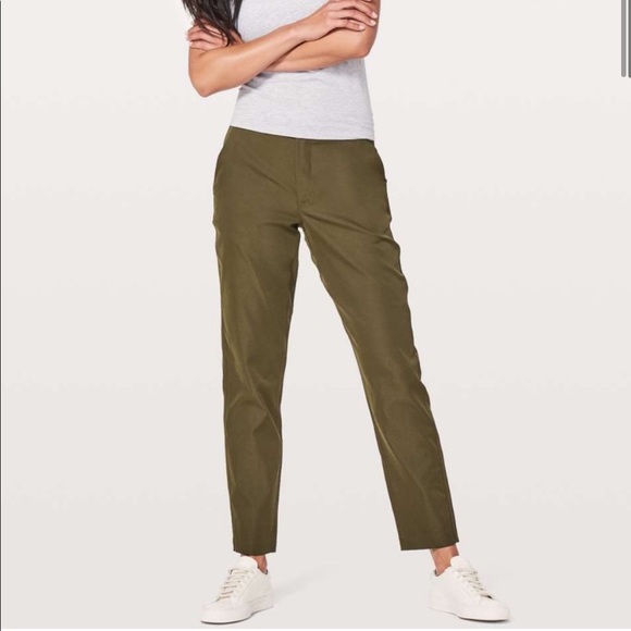 lululemon athletica Pants - Lululemon City Trek Trouser Green